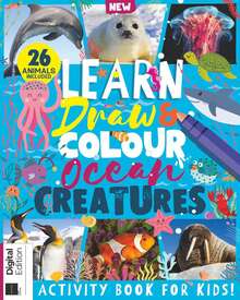 Learn Draw and Colour Ocean Creatures